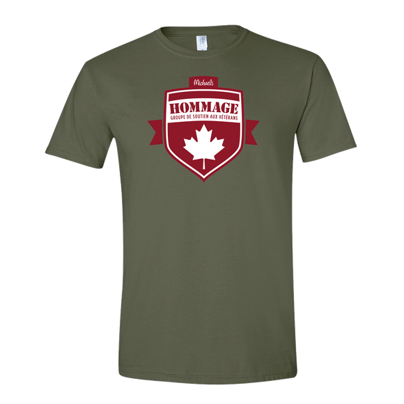 Michaels, SALUTE TO OUR VETERANS T-Shirt French Canadien