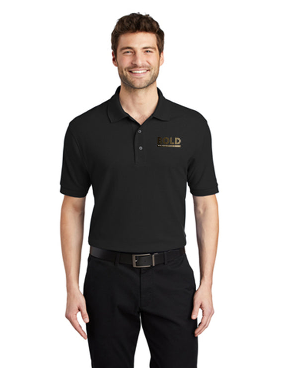 Michaels Short Sleeve Polo Shirt BOLD.  (Black Organized Leaders of Diversity)