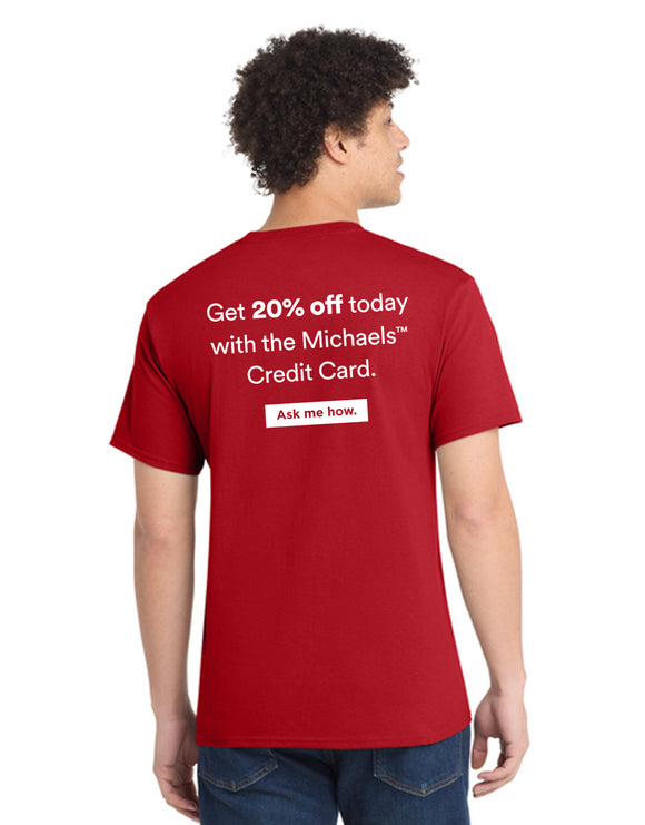 Michael's Store Promotional Credit Card T-shirt