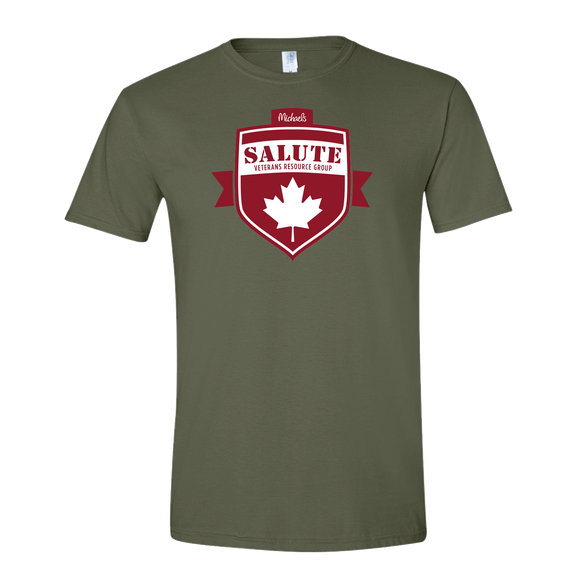 Michaels SALUTE TO MY VETERANS T-Shirt Canada English